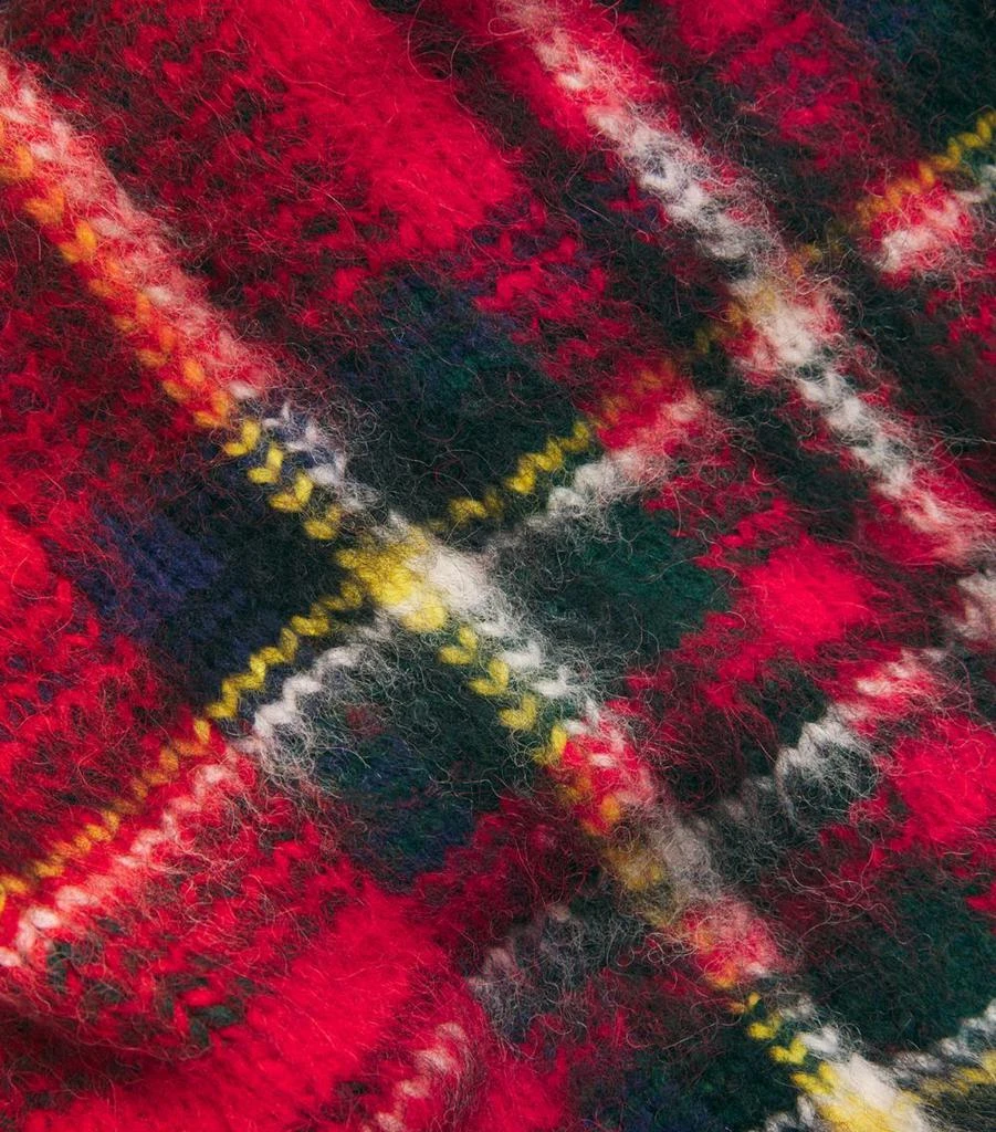 Ralph Lauren RWS Wool-Alpaca-Blend Tartan Sweater 5