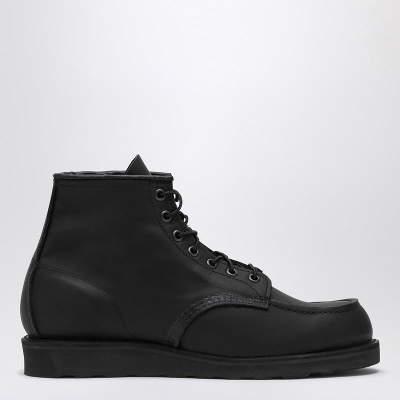 Red Wing 8074 Moc Toe black leather boot