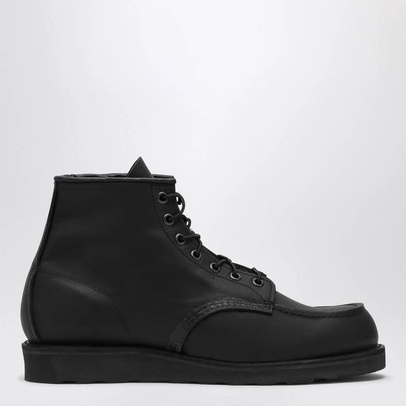 Red Wing 8074 Moc Toe black leather boot 1