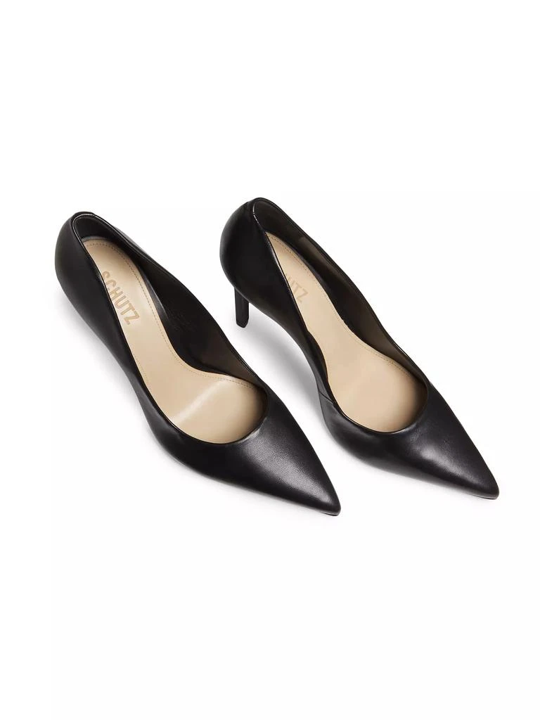 Schutz Lou 100MM Leather Stiletto Pumps 4