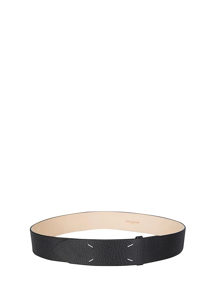 MAISON MARGIELA 45mm Black Belt with Classic Buckle Closure