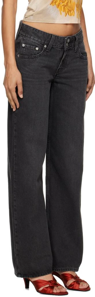 Levi's Black Superlow Jeans 2