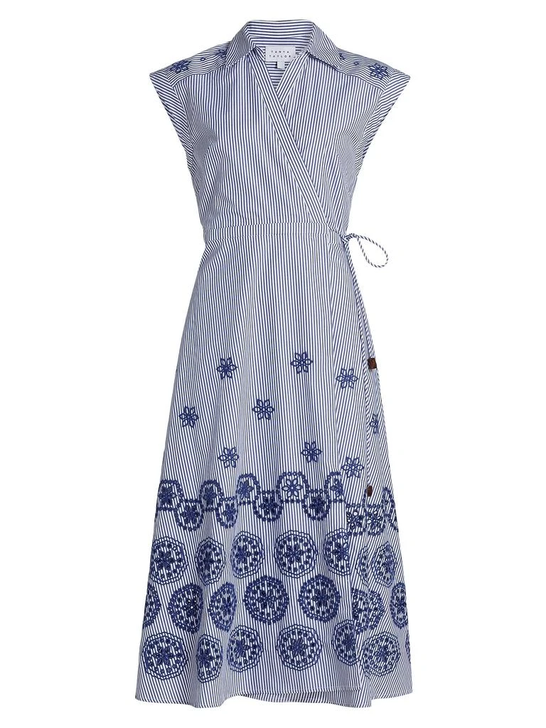 sachin and babi light blue dress Lush Empire Waist Pleated Midi Dress In Fuchsia