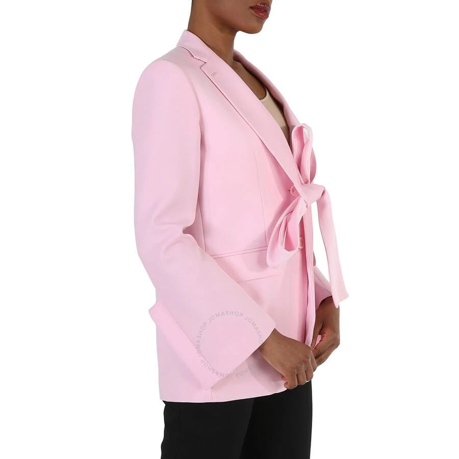 Burberry Ladies Pale Candy Pink Exaggerated-Lapel Blazer 2