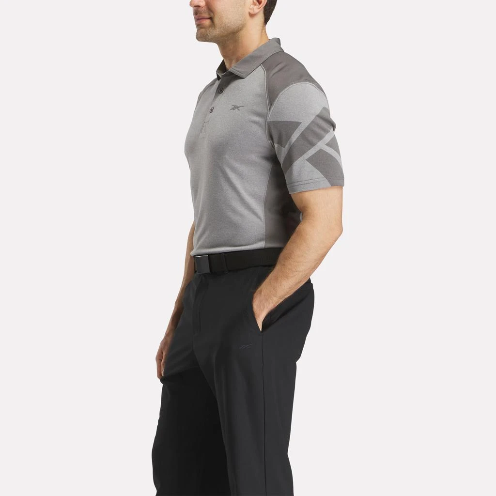 Reebok Men
s Short Sleeve Signature Vector Sleeve Polo Shirt 3