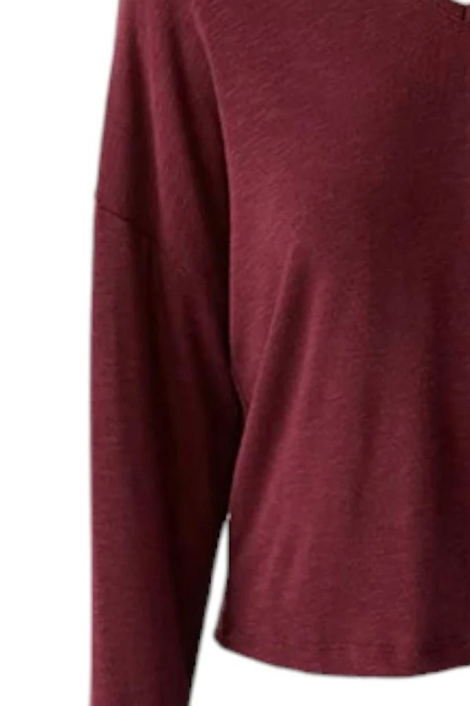 Michael Stars Michael Stars - Patty V-neck Long Sleeve Top 2