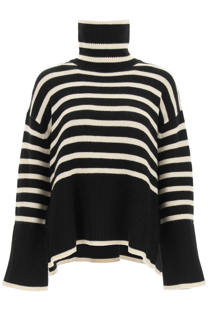 TOTEME Toteme striped wool cotton sweater