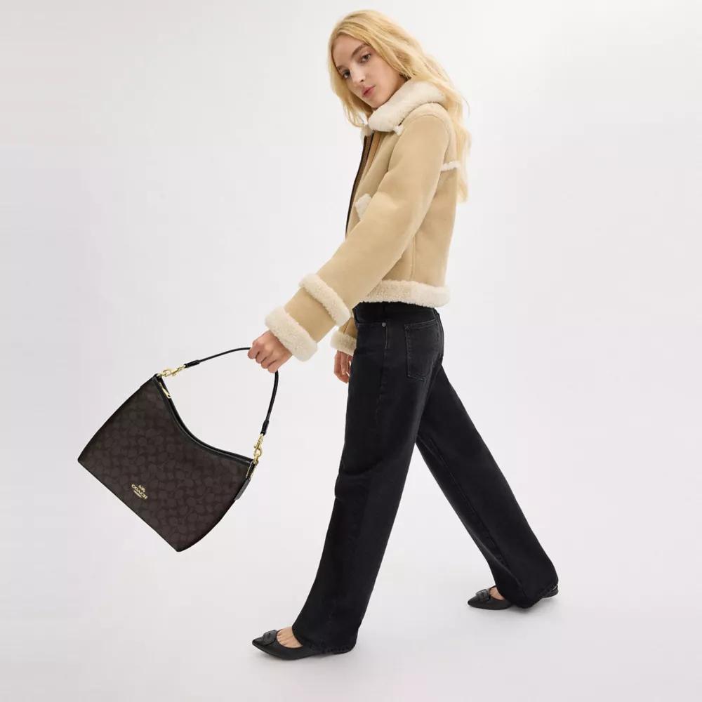 Coach Laurel Shoulder Bag In Signature Canvas