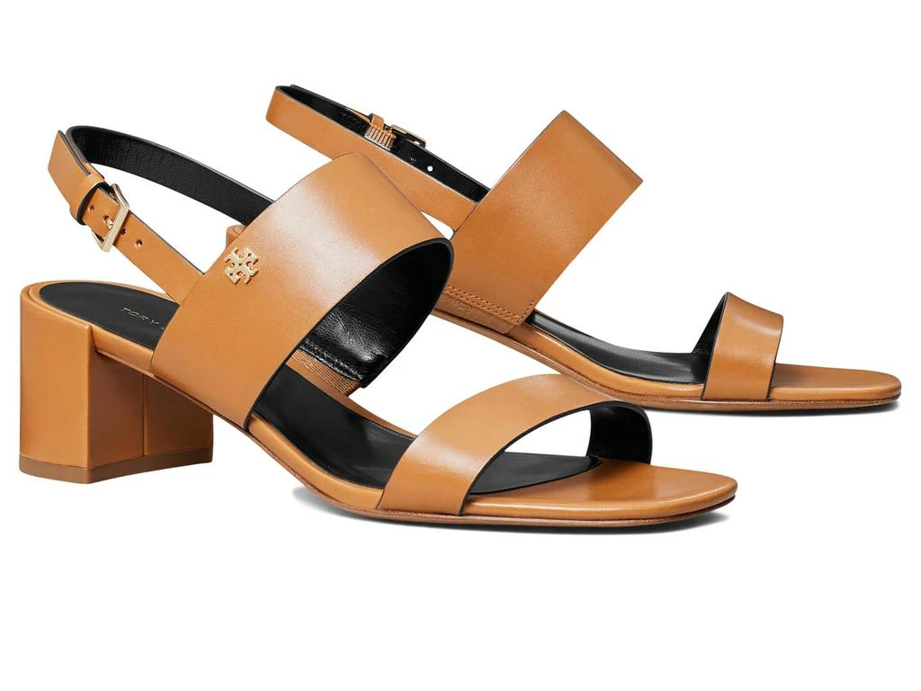 Tory Burch 50 mm Double T Heel Sandals 1