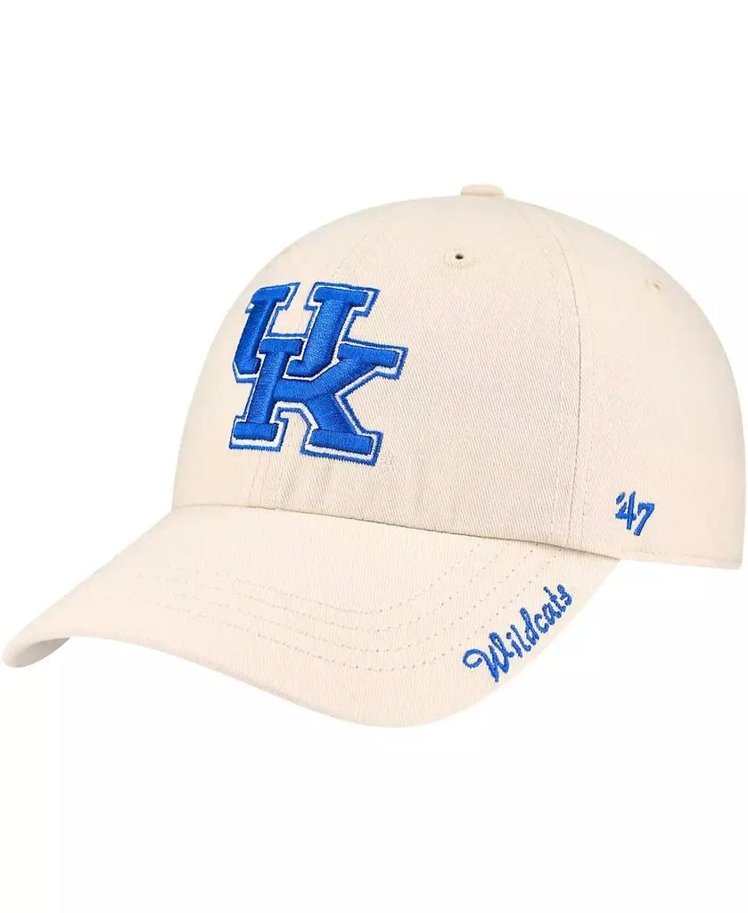 '47 Brand Women's Natural Kentucky Wildcats Miata Clean Up Adjustable Hat 1