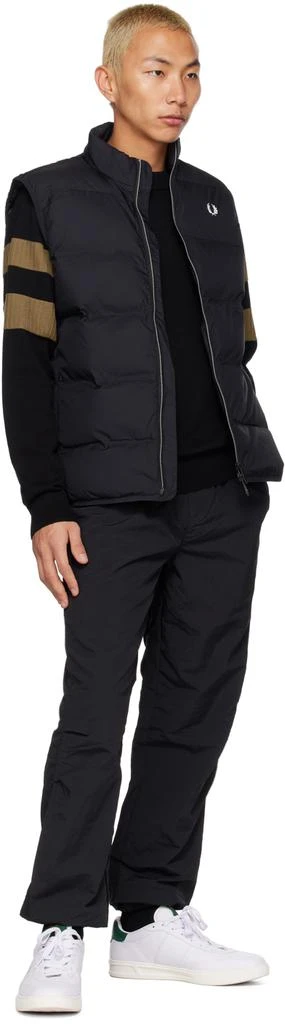 Fred Perry Black Crewneck Sweater 4