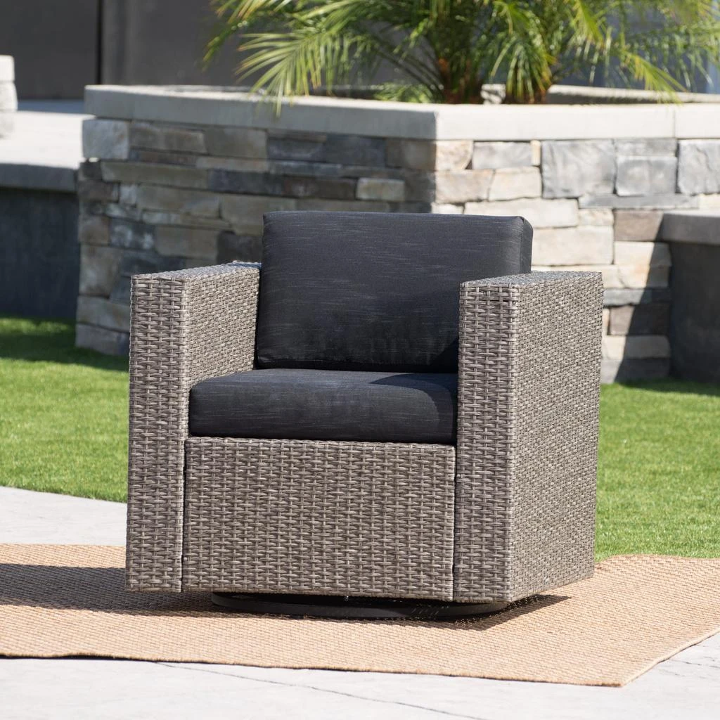 Streamdale Furniture Streamdale Luxurious Swivel Club Chair Ultimate Comfort and Durability 5