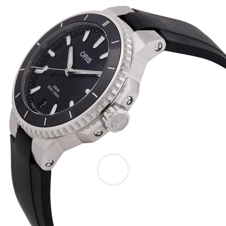 Oris Aquis Date Automatic Black Dial Ladies Watch 01 733 7792 4154-07 4 19 64FC 2