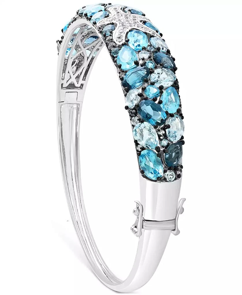 Effy EFFY® Multi-Gemstone Starfish Bangle Bracelet (13 ct. t.w.) in Sterling Silver 3