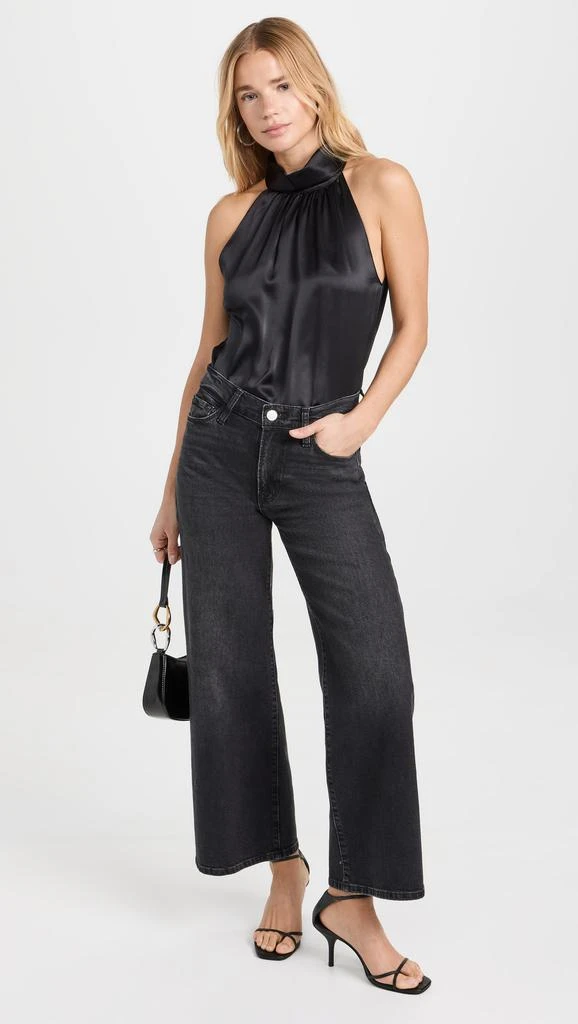 FRAME Foldover Mock Neck Top 4