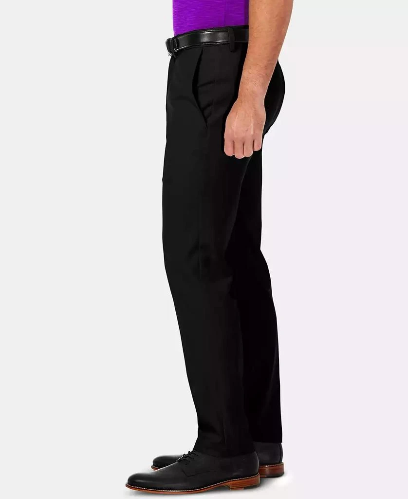 Haggar Men's Cool 18 Pro Slim-Fit 4-Way Stretch Moisture-Wicking Non-Iron Dress Pants 3