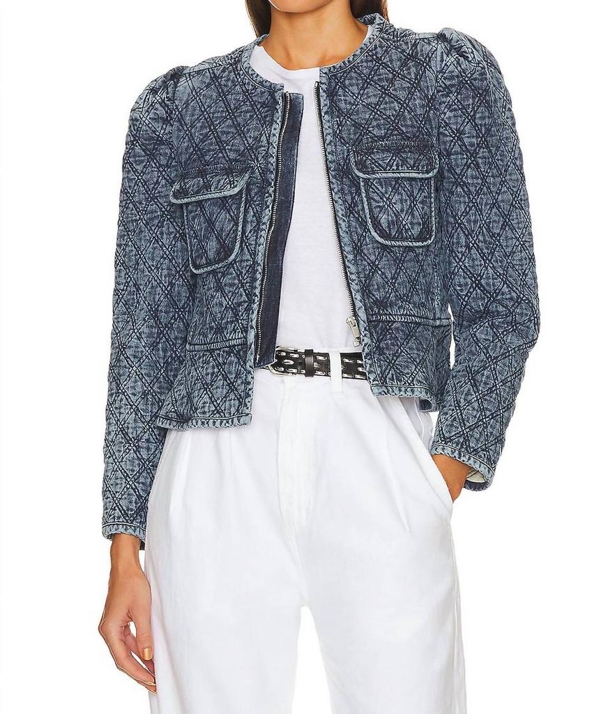 Isabel Marant Deliona Jacket In Light Blue