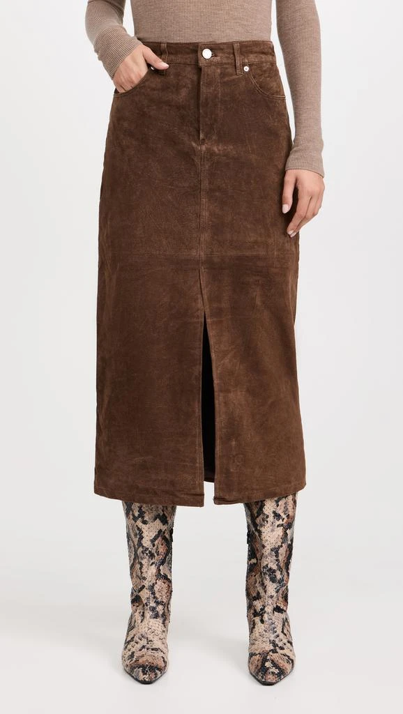 Blank NYC Black Coffee Skirt 6