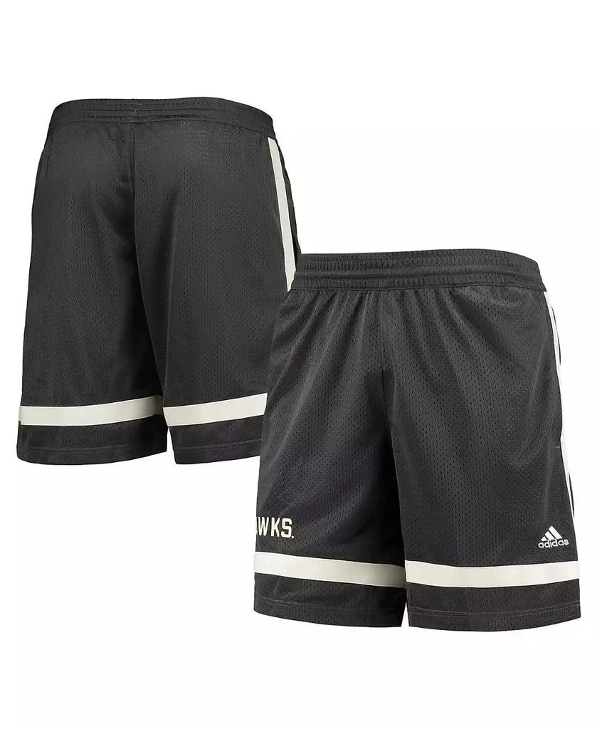 Adidas Men's Charcoal Kansas Jayhawks Reverse Retro Basketball Shorts 2