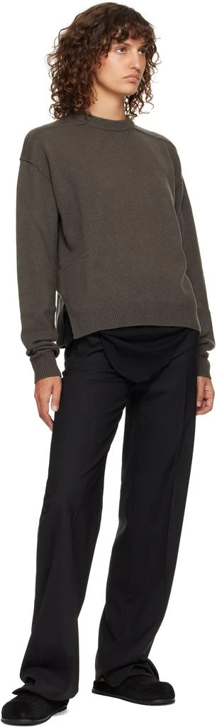 Rick Owens Black Concordians Granola Mule Loafers 5