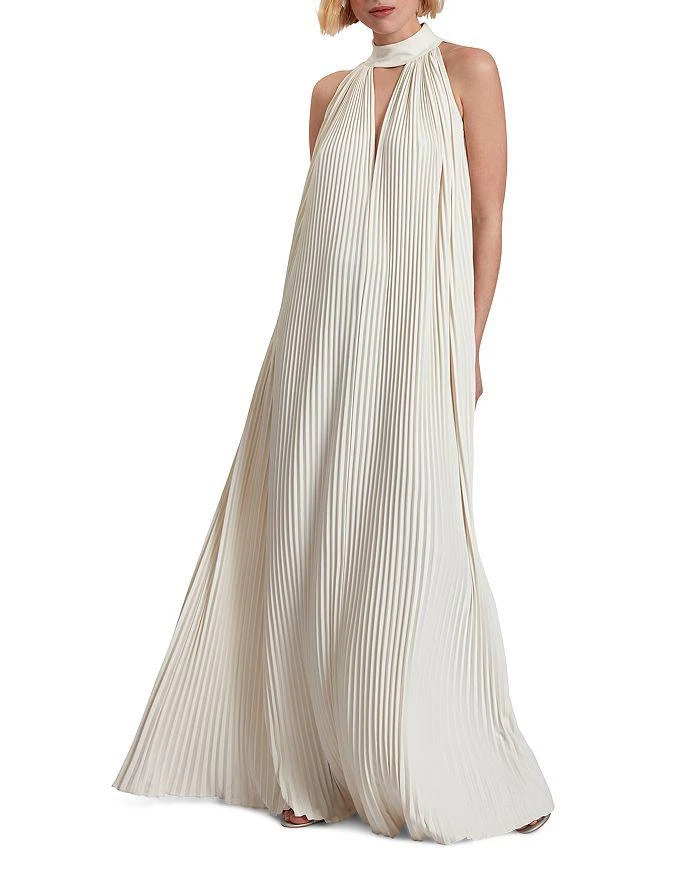Ted Baker London Akala Pleated V Cut Out Dress 1