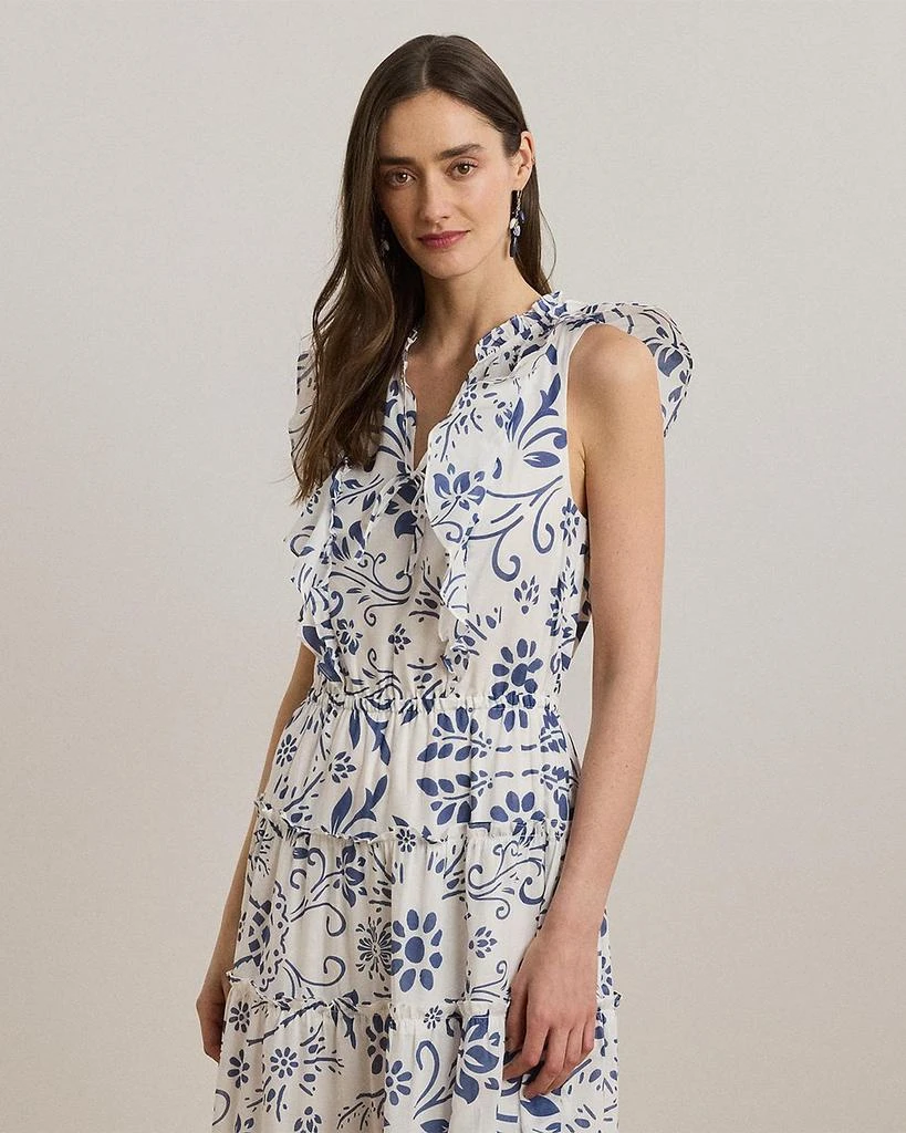 Ralph Lauren Floral Cotton Voile Tiered Maxi Dress 3