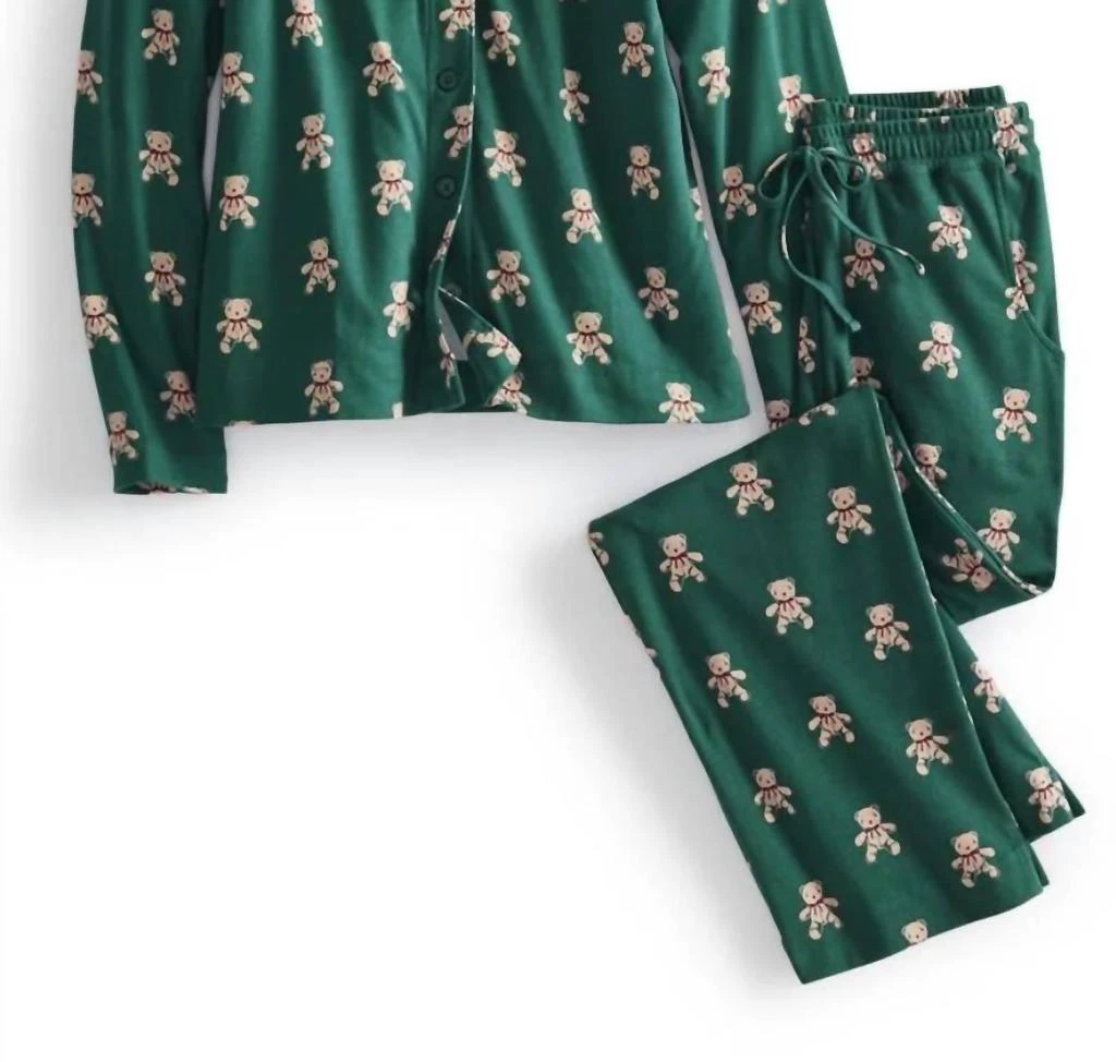 Vera Bradley Vera Bradley - Women
s Long Sleeve Button Down PJ Set