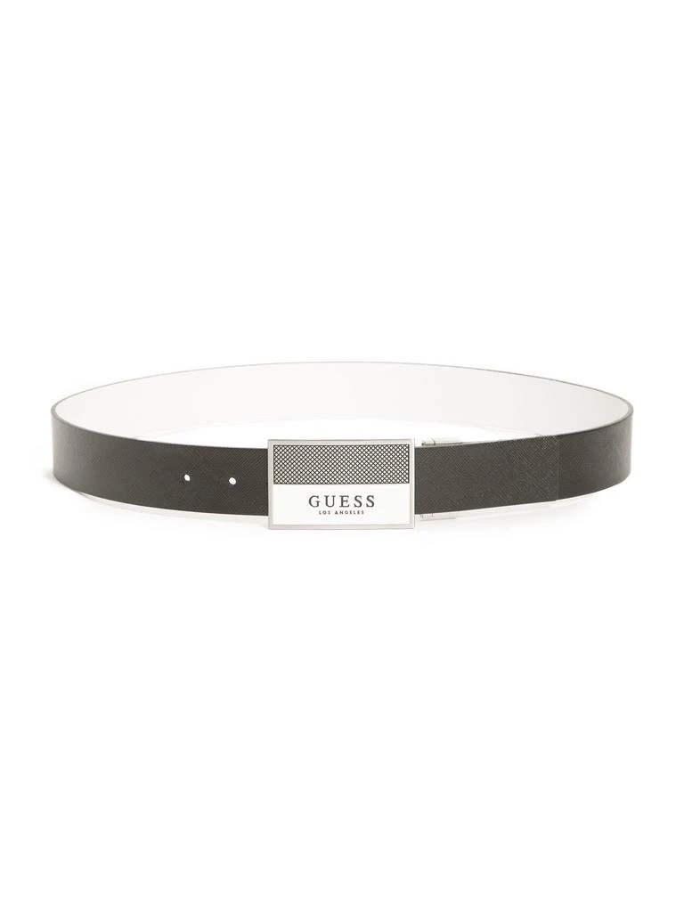Guess Factory Enamel Logo Plaque Belt 3