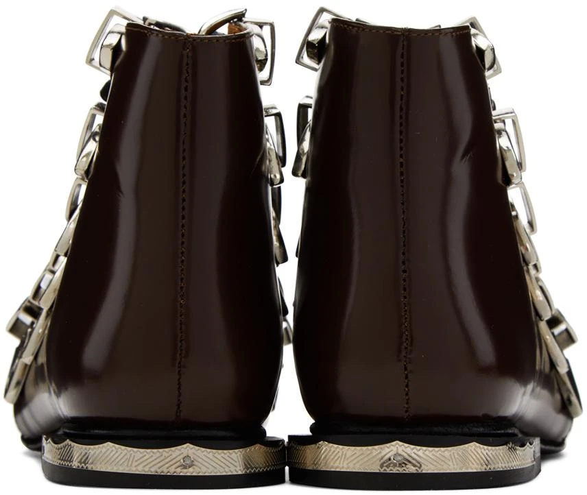 Toga Pulla SSENSE Exclusive Brown Boots 2