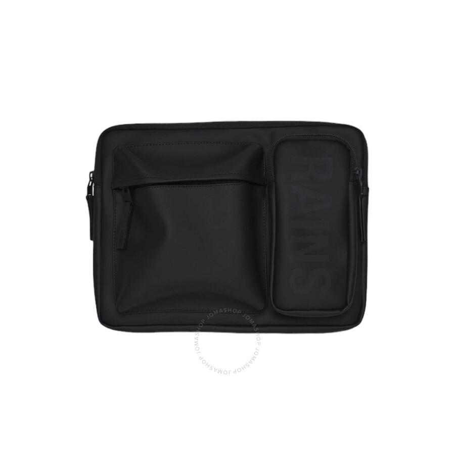 RAINS Black Men's Texel Laptop Case 13?/14?