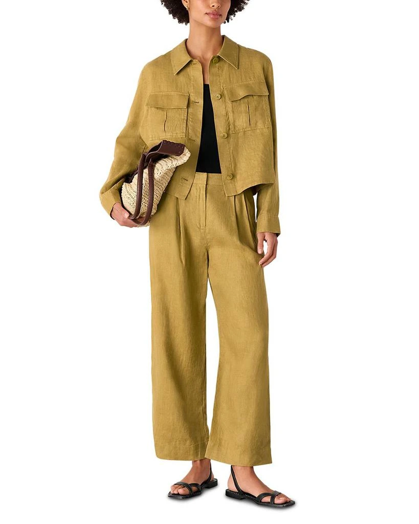 Whistles Abby Linen Casual Jacket 5