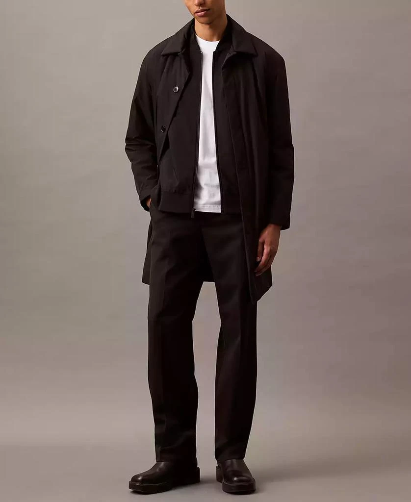 Calvin Klein Men's Logo-Print Matte Bomber Jacket 3