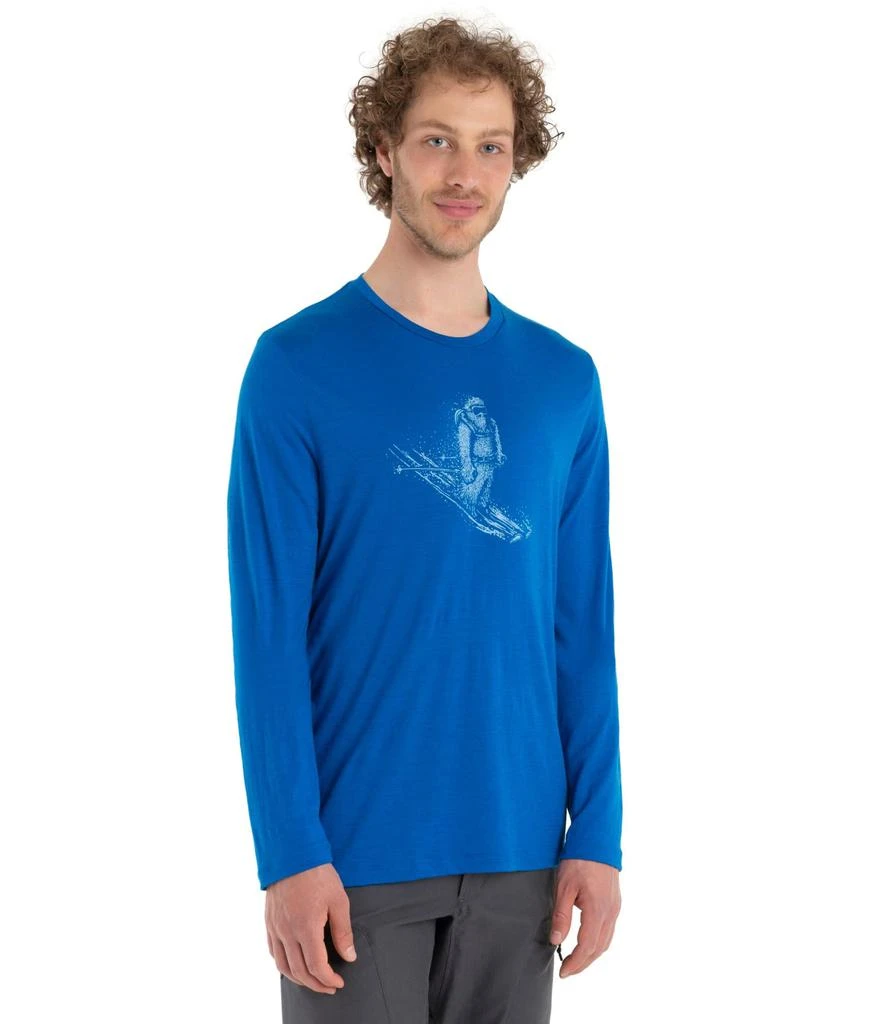 Icebreaker Tech Lite II Long Sleeve Tee Skiing Yeti 1