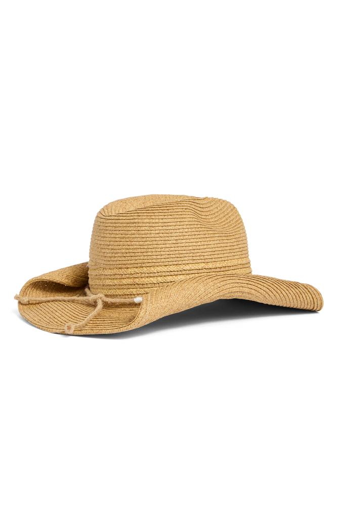 Melrose and Market Rolled Straw Cowboy Hat