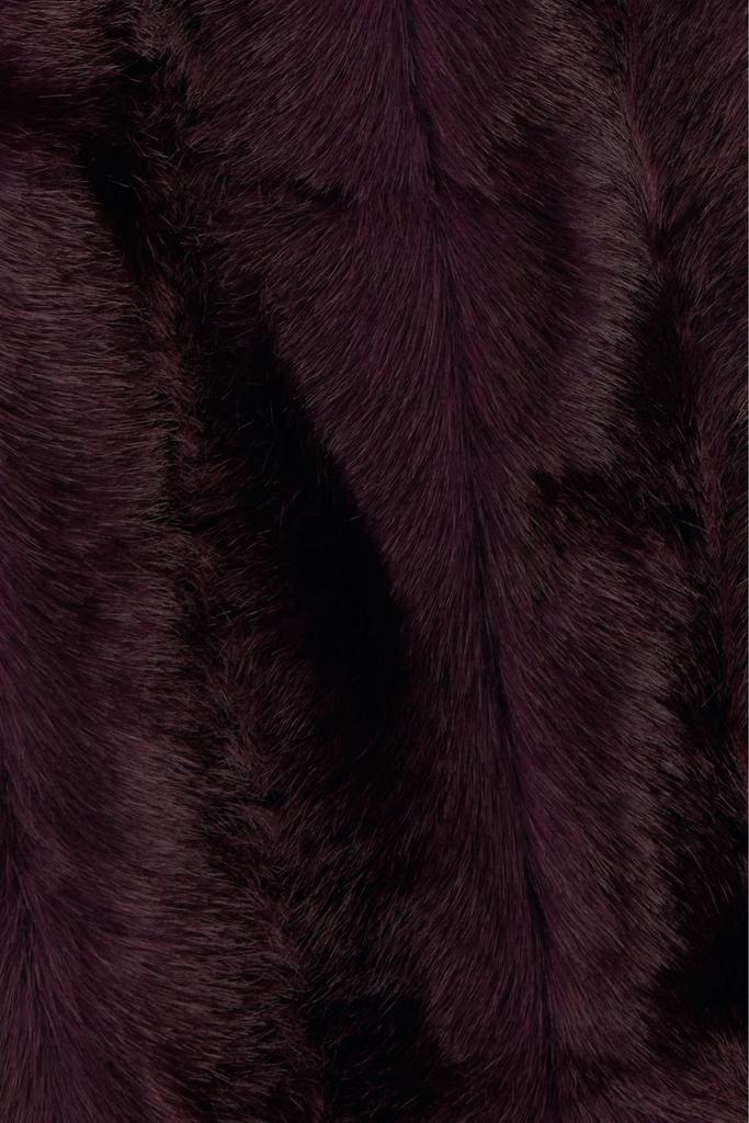 Burberry Purple eco fur scarf