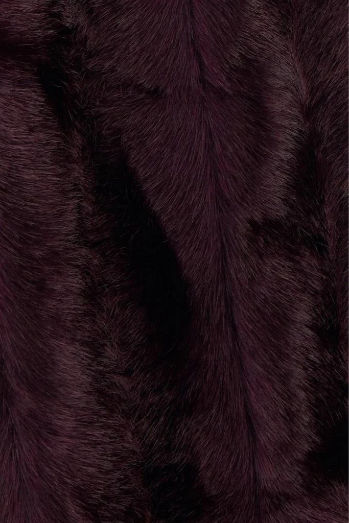Burberry Purple eco fur scarf 2