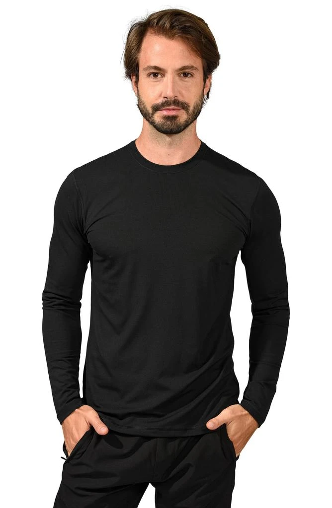 90 DEGREE BY REFLEX Nude Tech Crew Neck Long Sleeve Shirt 6