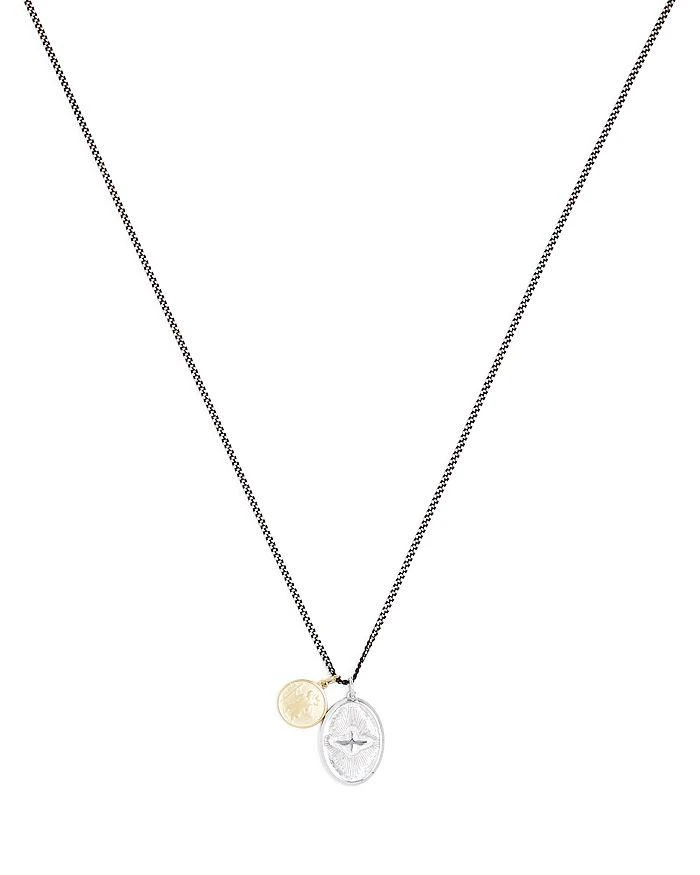 Miansai Mini Dove Sterling Silver & 18K Yellow Gold Pendant Necklace 1