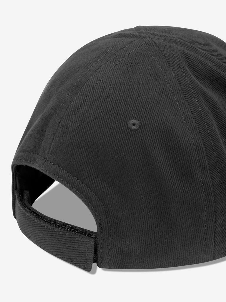 Balenciaga Kids Balenciaga Kids Logo Cap in Black 4