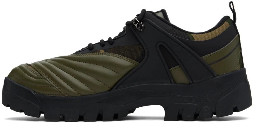 ANDERSSON BELL Khaki & Black Flow Trainer Sneakers 3