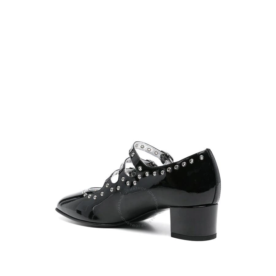 Carel Ladies Black Patent Eyelet Leather Mary Jane 2