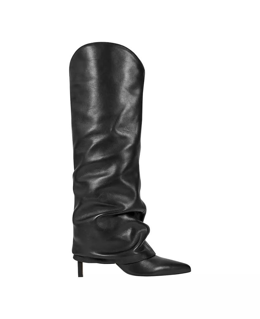 Marc Fisher Women's Nairine Slouchy Pointy Toe Knee High Dress Boots