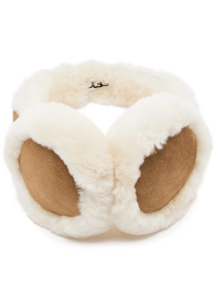 UGG Shearling-trimmed suede Bluetooth earmuffs 2