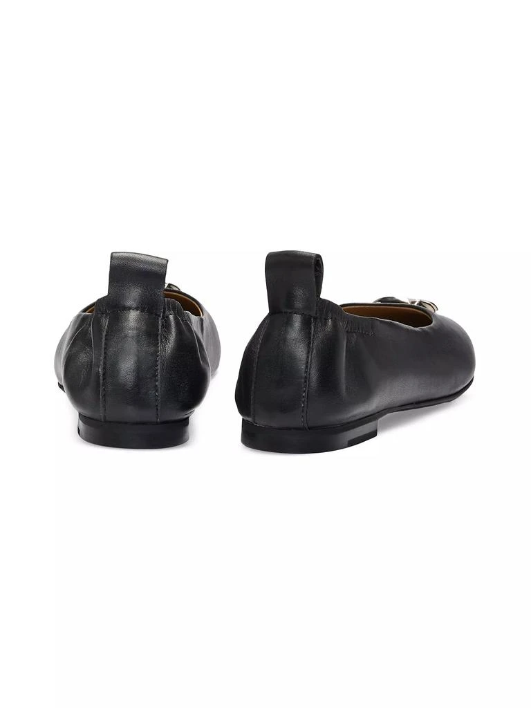 Hugo Boss Ballerina Pumps with Double B Monogram Hardware 5