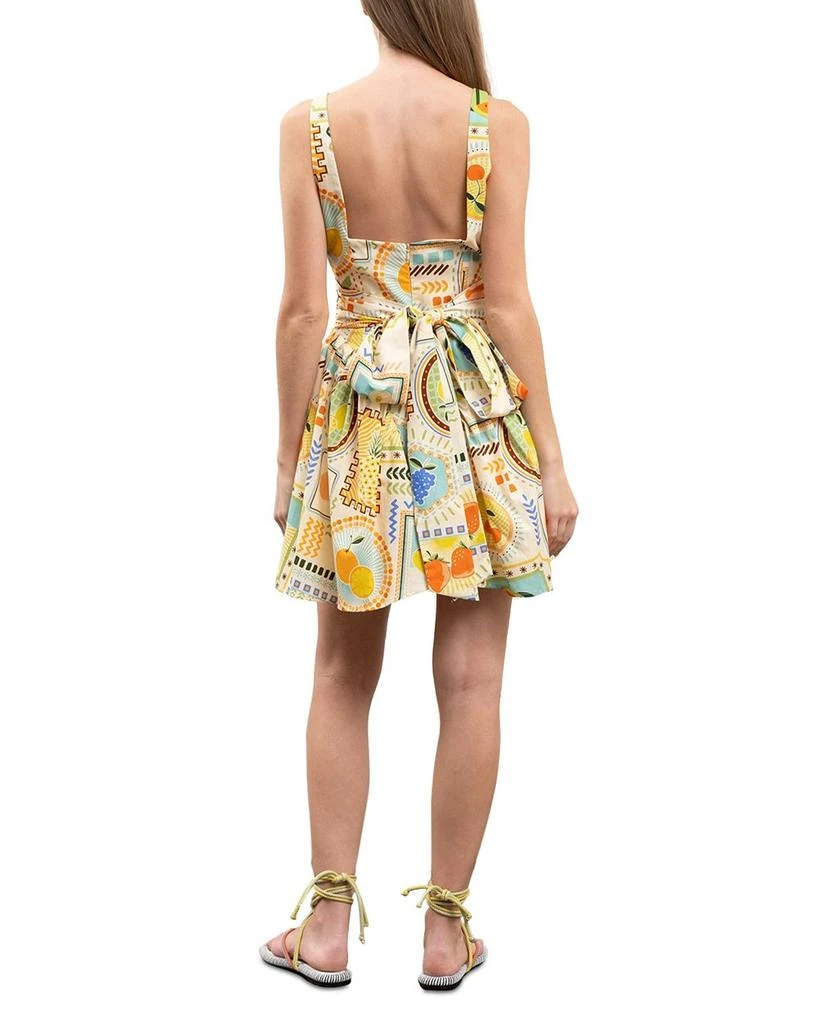 Moon River Printed Corset Poplin Mini Dress 5