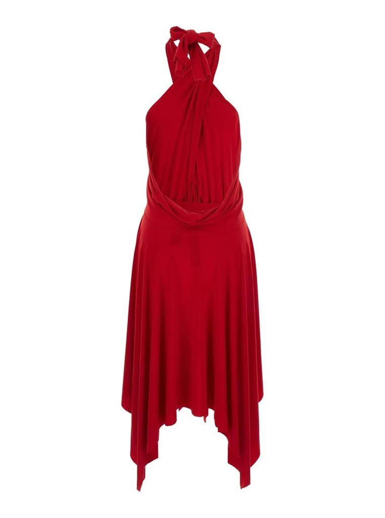 Norma Kamali Norma Kamali Halter-Neck Draped Dress 2