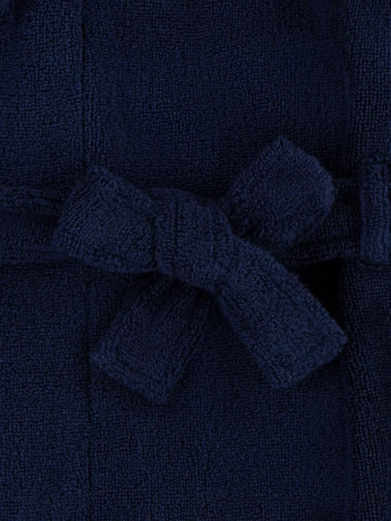 Ralph Lauren Ralph Lauren Boys Hooded Plush Terry Bathrobe in Navy 4