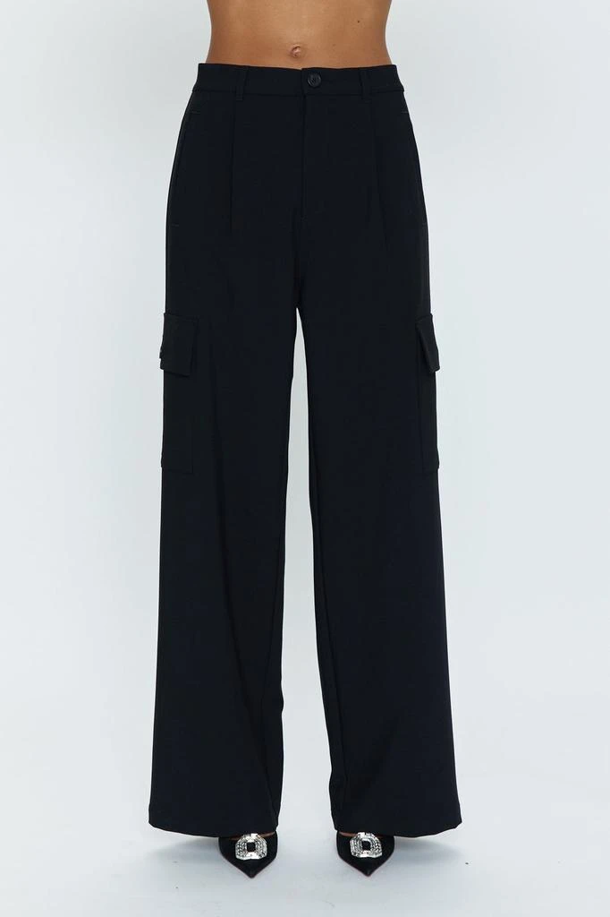 Pistola Denim Brynn High Rise Relaxed Cargo - Black 2