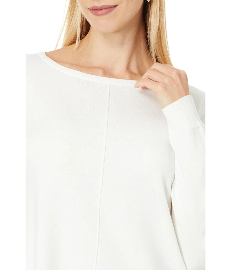 Elliott Lauren Modal Knits - Crewneck Sweater with Seam detail 3
