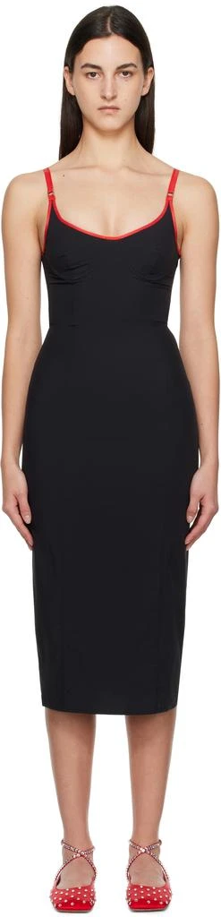 Paris Georgia Black & Red Parker Midi Dress 1